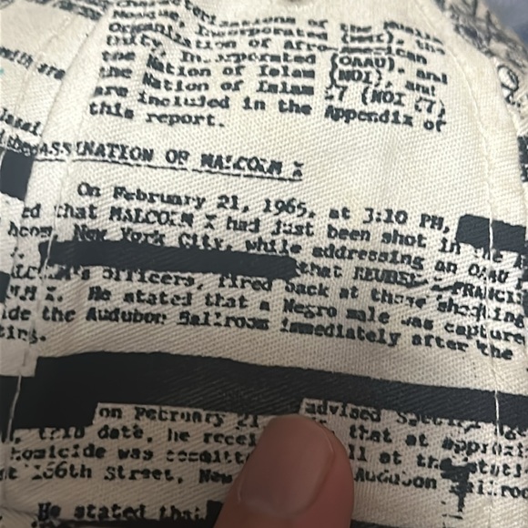 Supreme FBI cap preowned cond worn heavily - Picture 4 of 4